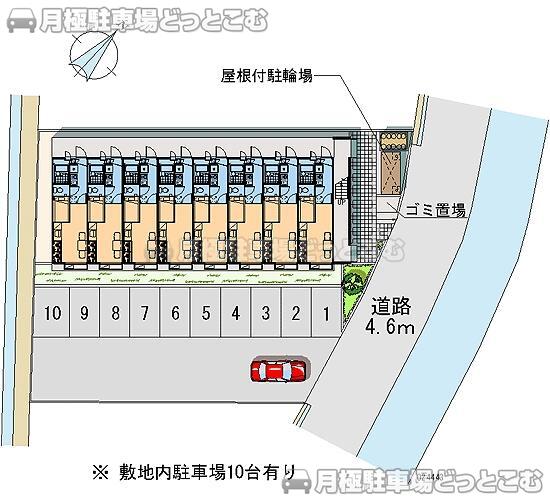 榛原郡吉田町神戸2107の月極駐車場2