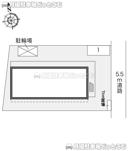 立川市柴崎町1－16－2の月極駐車場3