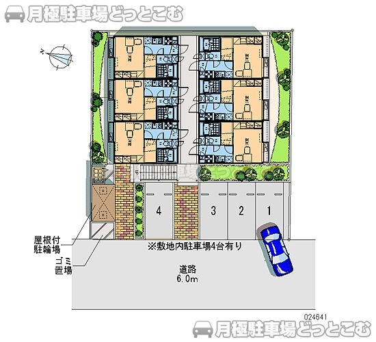 福岡市南区井尻2－5－23の月極駐車場1