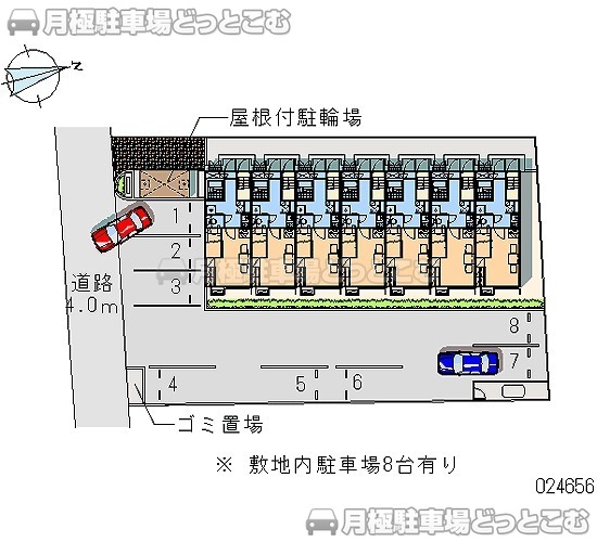松江市雑賀町440の月極駐車場1