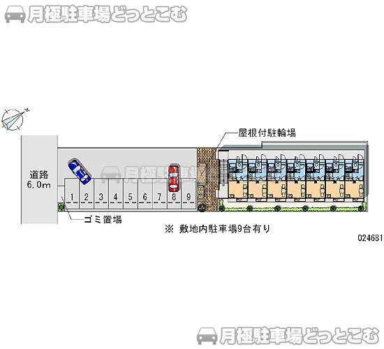 津市久居旅籠町1290の月極駐車場2