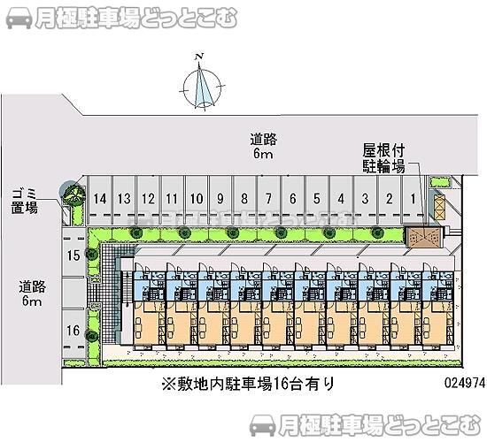 茂原市茂原西8－13の月極駐車場2