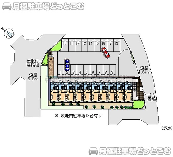 福知山市土師新町1－192の月極駐車場1