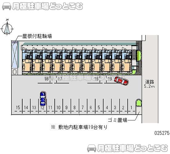 出雲市大津町287－6の月極駐車場2