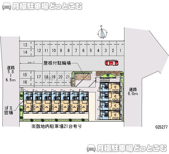 浜松市浜名区引佐町金指1554－12の月極駐車場1