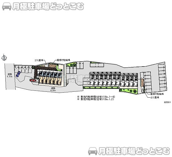 上田市御所315－1の月極駐車場2