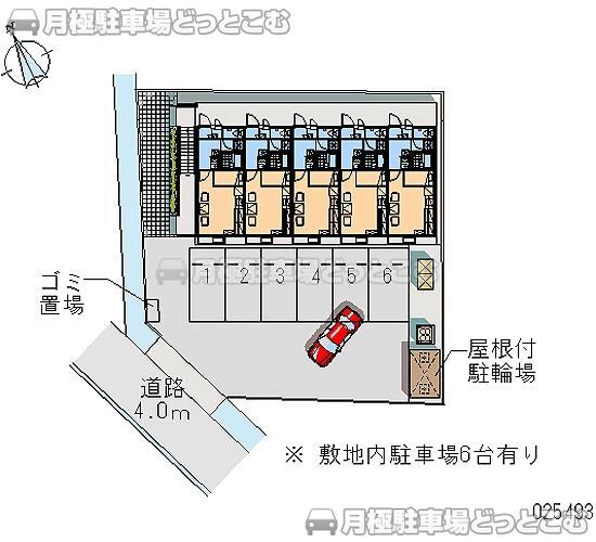 磐田市岡1009－5の月極駐車場2