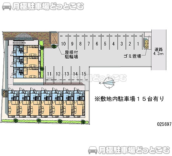 富士宮市万野原新田4160－1の月極駐車場1