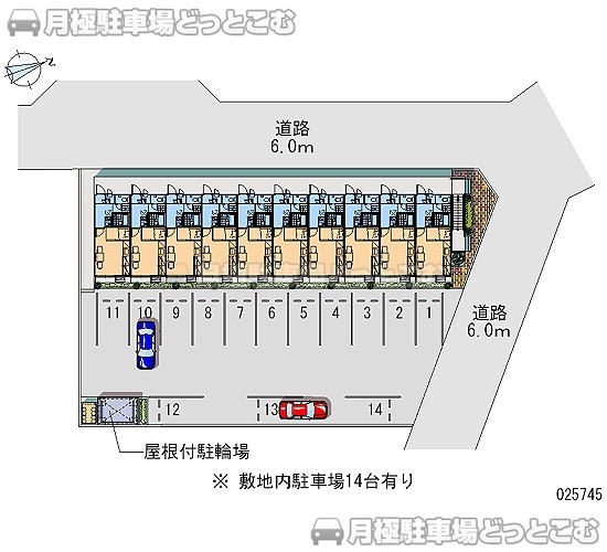 吉田郡永平寺町松岡御公領601の月極駐車場1