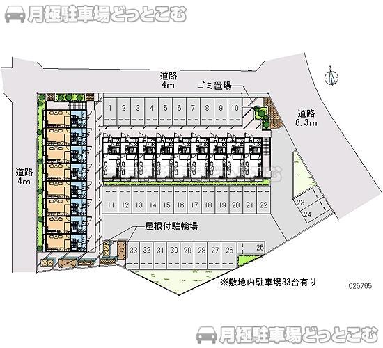 銚子市栄町3－1581－1の月極駐車場2