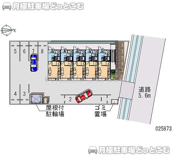 福井市大宮5－4－18の月極駐車場1