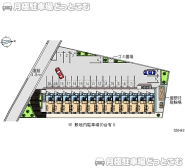 宇部市東須恵1172－3の月極駐車場2