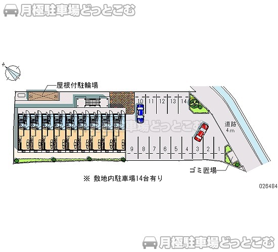 尾道市福地町7－78の月極駐車場1