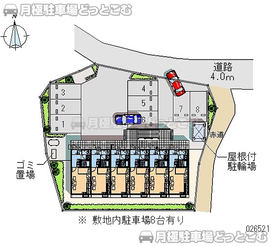 松本市水汲32－1の月極駐車場1