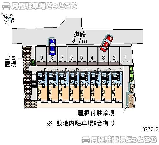 柏市藤心2－10－5の月極駐車場2