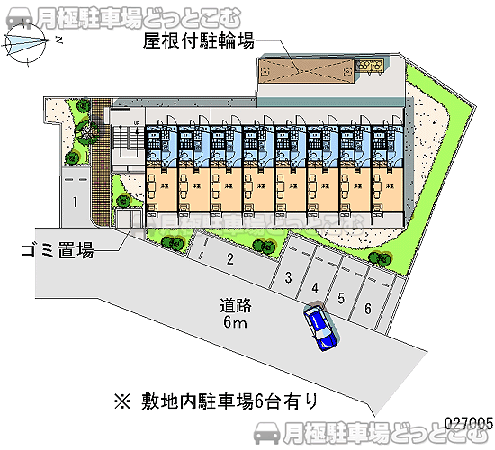 名古屋市中村区太閤5－8－8の月極駐車場2