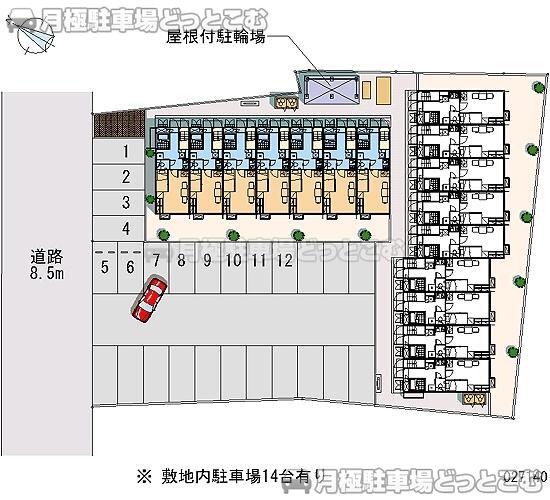 青森市富田2－16－20の月極駐車場2