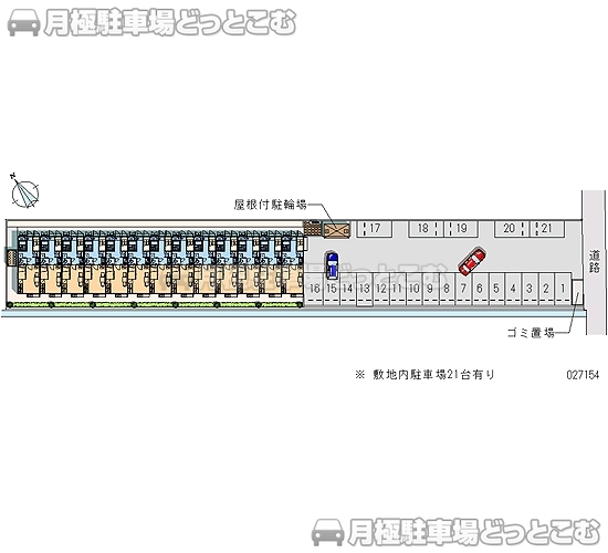 鈴鹿市若松東2－9－22の月極駐車場2