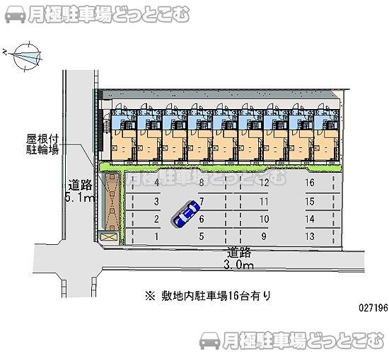 坂出市久米町2－9－36の月極駐車場2