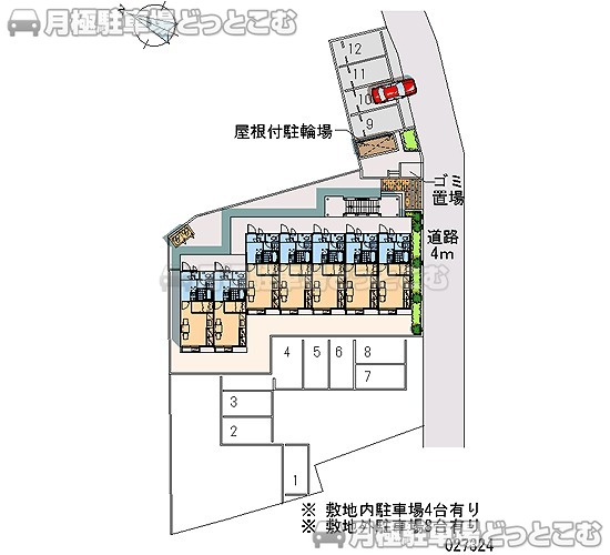 取手市寺田5069－2の月極駐車場2