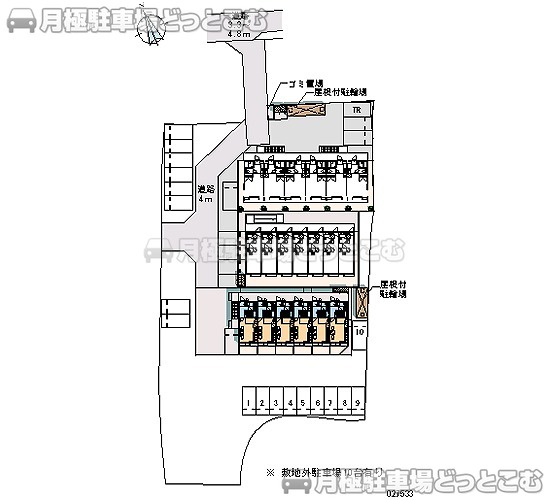神戸市西区伊川谷町潤和866－1の月極駐車場2
