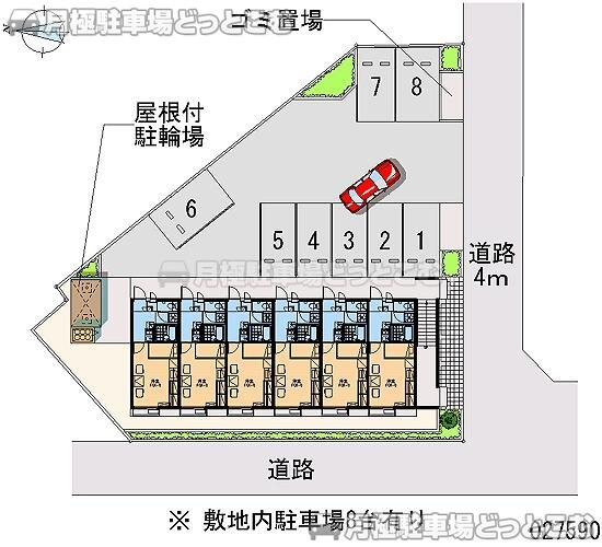 土岐市土岐口北町1－10の月極駐車場1