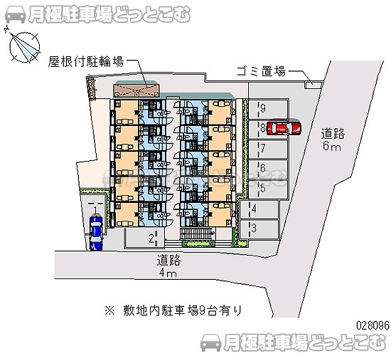横浜市泉区和泉が丘3－18－6の月極駐車場1
