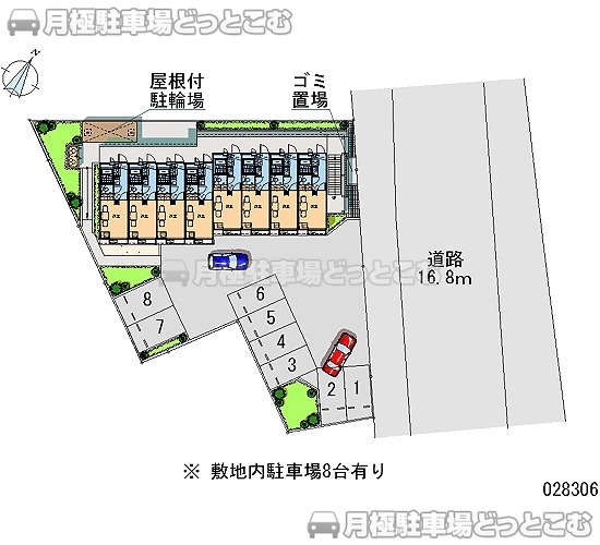 町田市木曽西4－8－50の月極駐車場2