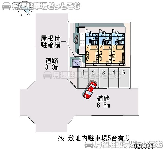 青森市小柳3－12－1の月極駐車場2