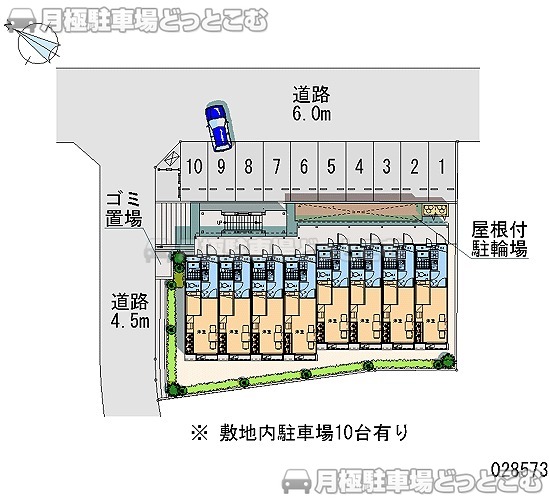 相模原市南区磯部1151－1の月極駐車場1