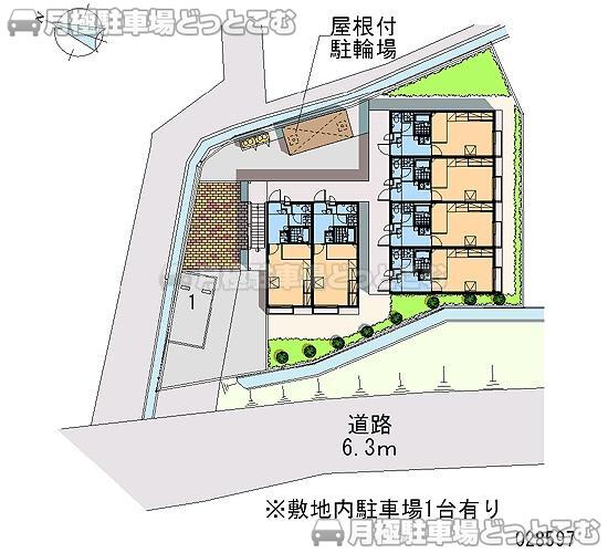 甲府市富士見1－7－5の月極駐車場2