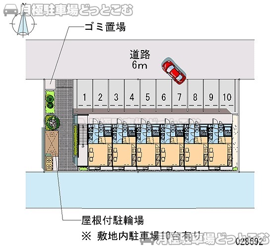 湖西市鷲津2860－51の月極駐車場2