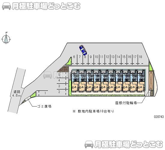 加東市梶原321の月極駐車場2