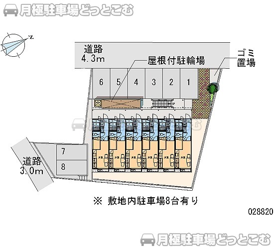 河内長野市栄町23－38の月極駐車場2