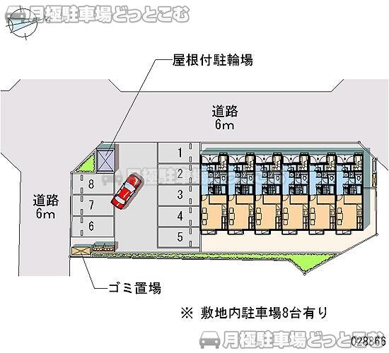 名取市上余田市坪44－1の月極駐車場2