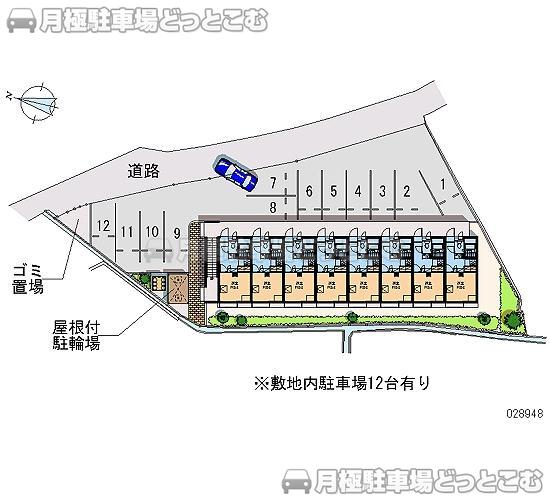 広島市安佐北区可部2－15－29の月極駐車場2