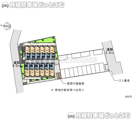 富士見市関沢3－18－15の月極駐車場1