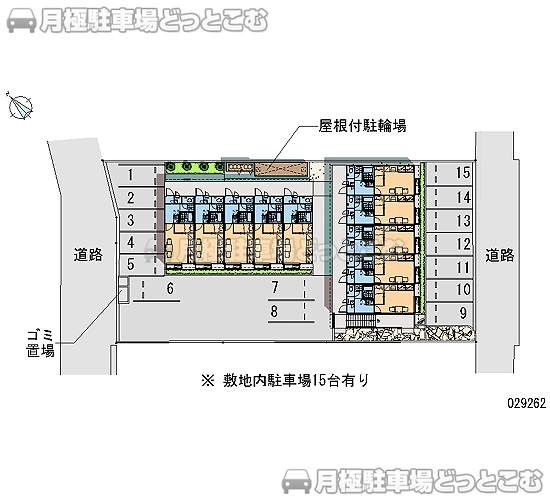 岡崎市矢作町竊樹84－1の月極駐車場2