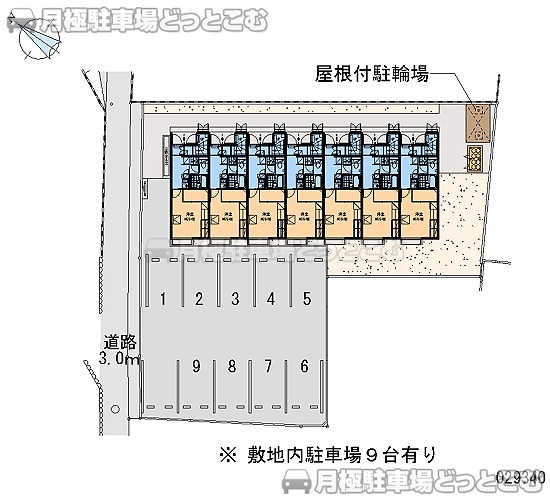 静岡市清水区宮加三447－1の月極駐車場2