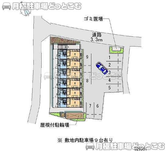 神崎郡福崎町馬田137－1の月極駐車場2