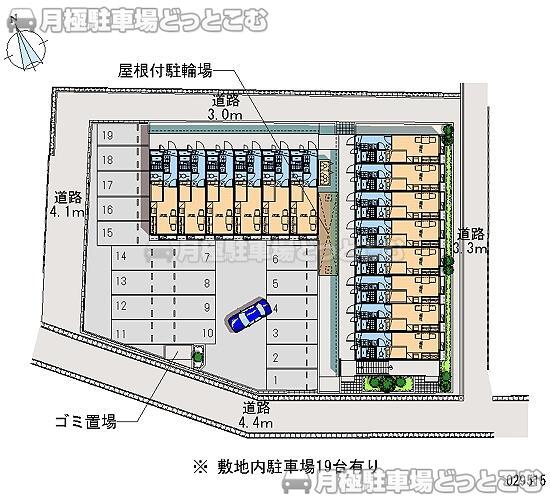 津市中河原401の月極駐車場2