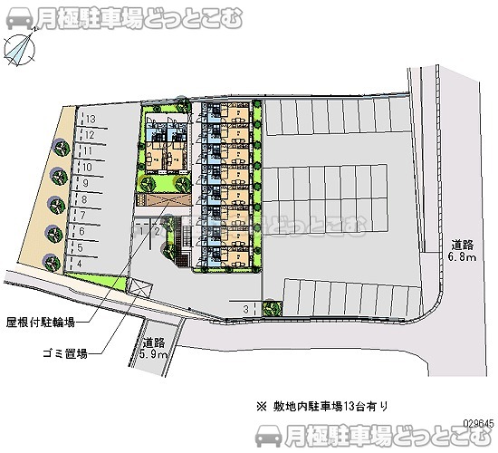 泉南市樽井8－15－22の月極駐車場2