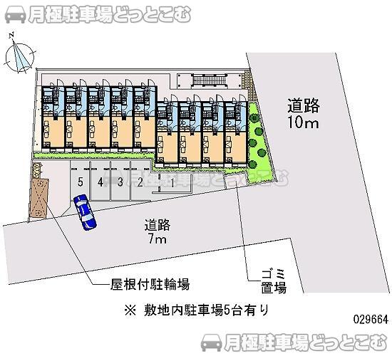 三郷市高州1－86の月極駐車場2