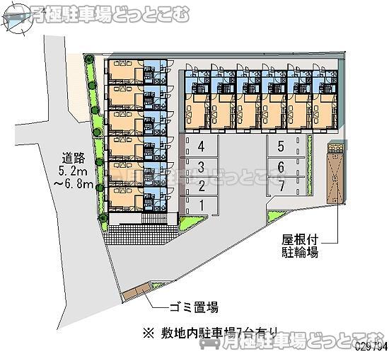 前橋市上小出町1－822－10の月極駐車場2