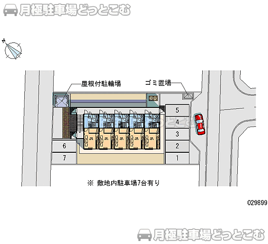 札幌市手稲区前田九条18－2－18の月極駐車場2