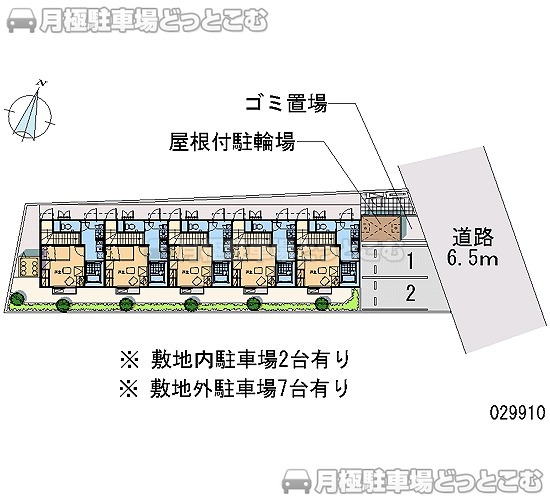 可児市中恵土ハサマ111－1の月極駐車場1