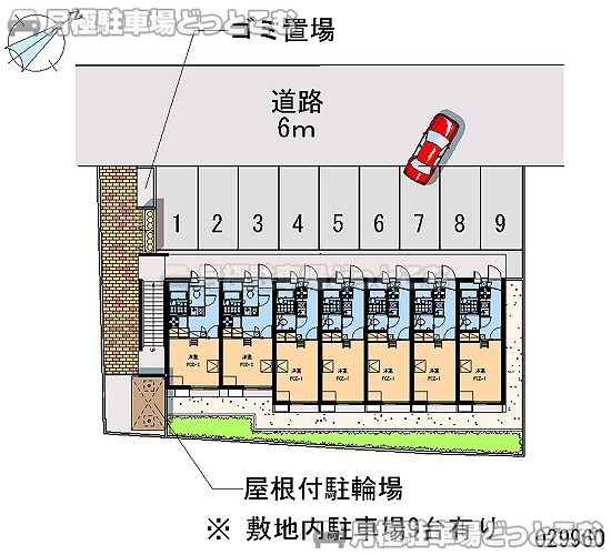 彦根市西今町1071－13の月極駐車場2