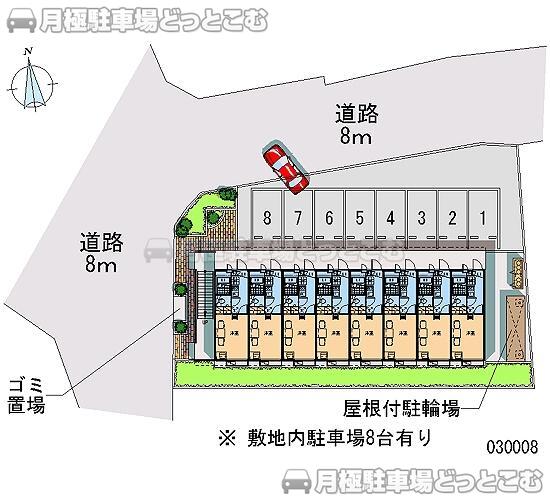柏市高田475－1の月極駐車場2