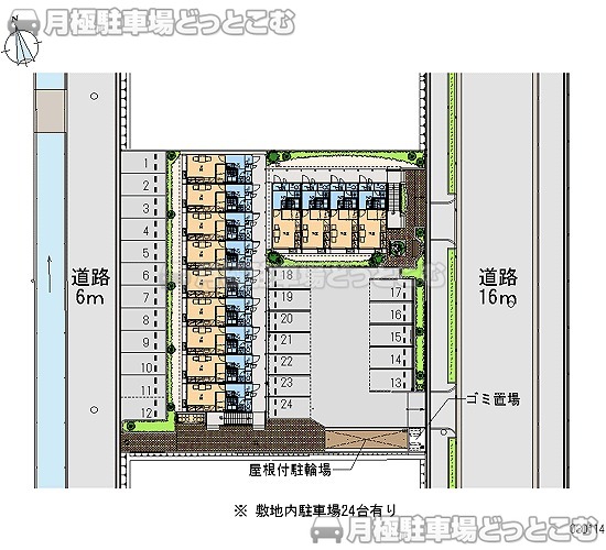 豊岡市戸牧268－3の月極駐車場2