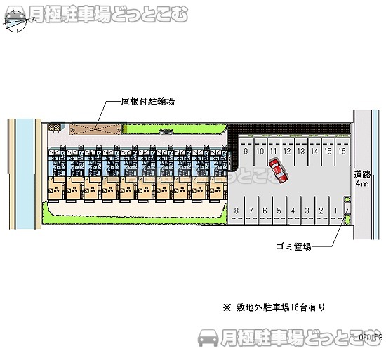 有田市宮崎町79の月極駐車場1
